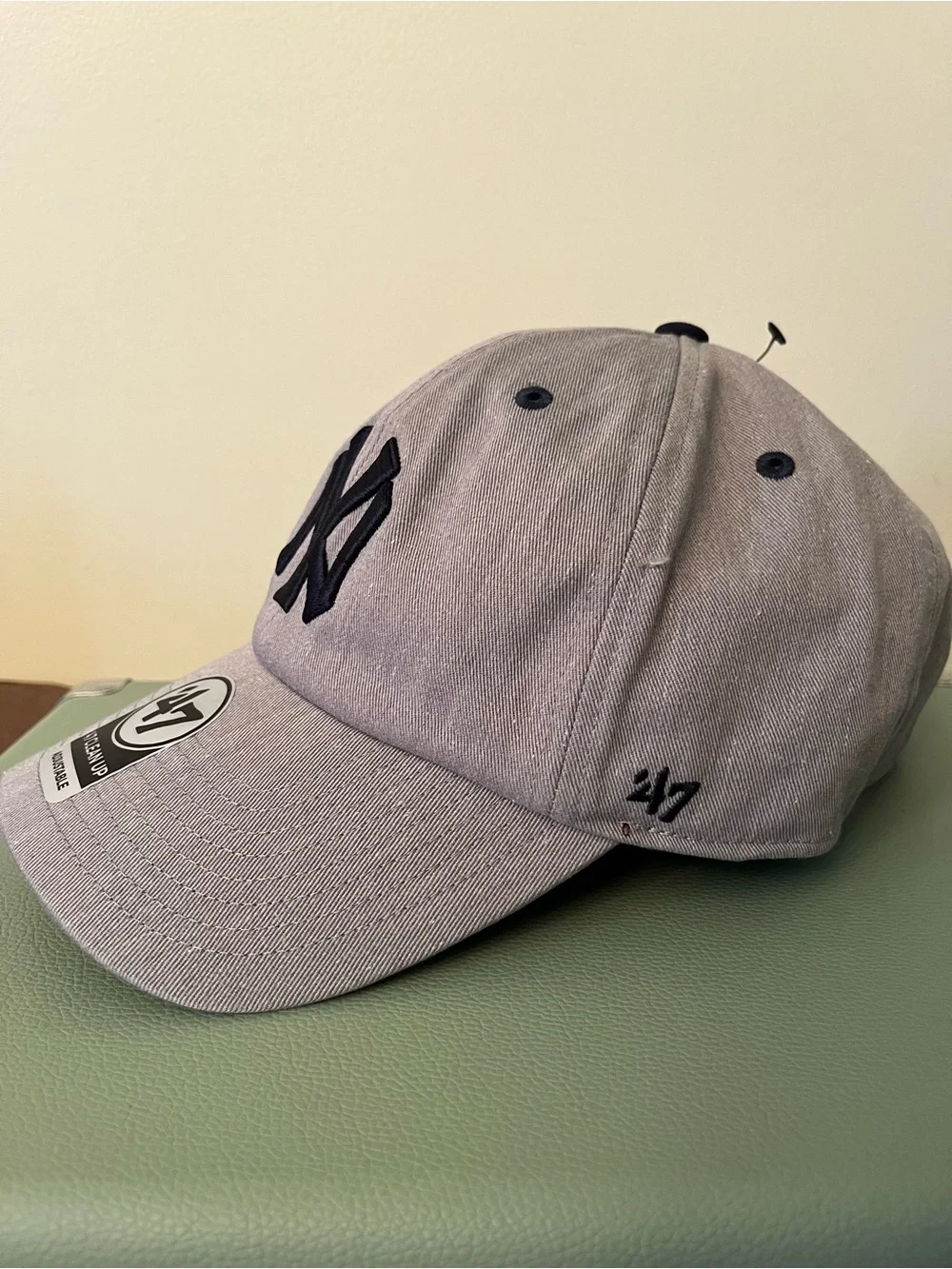 ‘47 New York Yankees Cooperstown Adjustable Gray Cap